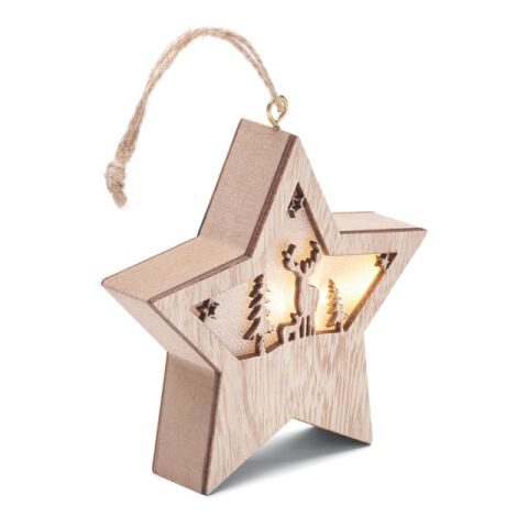 Suspension étoile MDF avec led bois | sans marquage | non disponible | non disponible