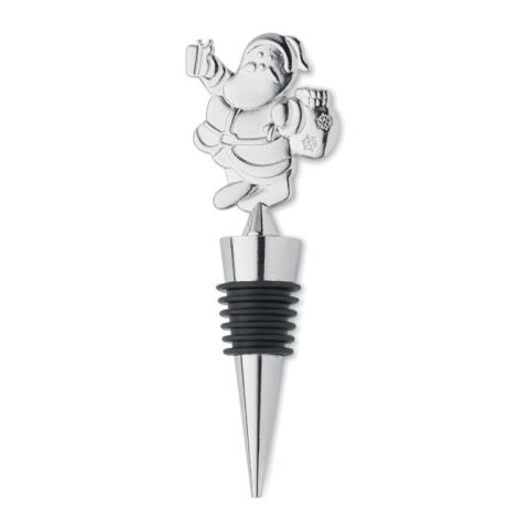 Bouchon motif Noël argent mate | sans marquage | non disponible | non disponible