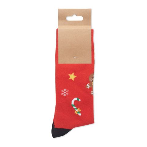 Paire de chaussettes de Noël M rouge | sans marquage | non disponible | non disponible | non disponible