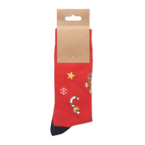 Paire de chaussettes de Noël L rouge | sans marquage | non disponible | non disponible | non disponible