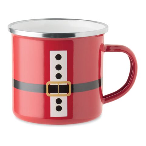 Mug vintage Père Noël 300ml. rouge
