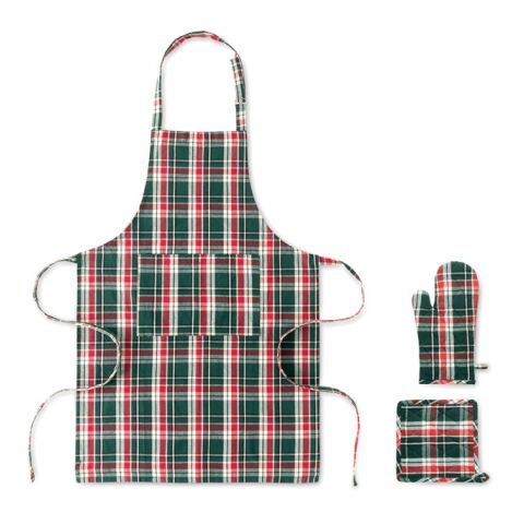 Set de cuisine en coton multicolore