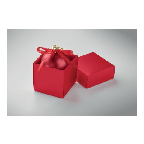 Coffret de boule de Noël rouge
