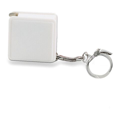 Porte-clefs mètre de 1 m blanc | sans marquage | non disponible | non disponible | non disponible