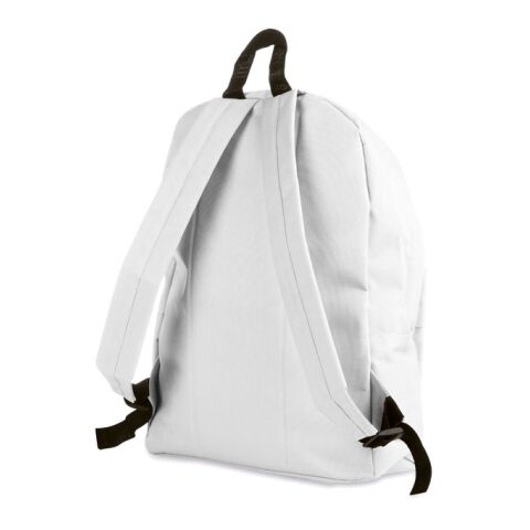 Sac à dos en polyester blanc | sans marquage | non disponible | non disponible | non disponible