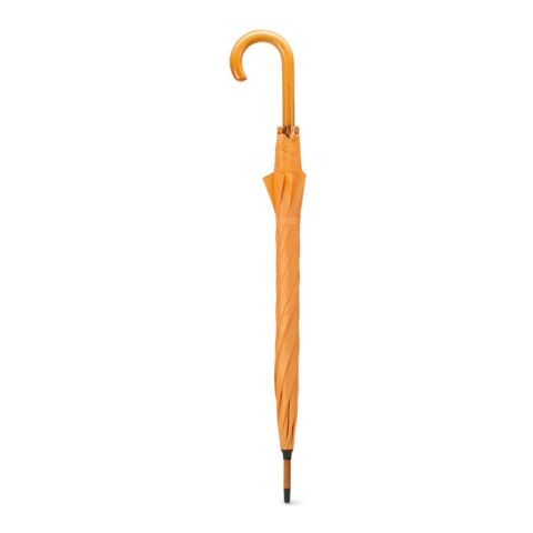 Parapluie avec poignée en bois orange | sans marquage | non disponible | non disponible | non disponible