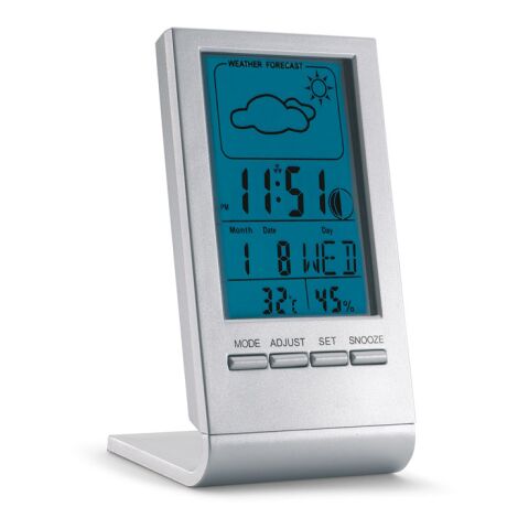 Statio météo avec LCD bleu argent | sans marquage | non disponible | non disponible | non disponible