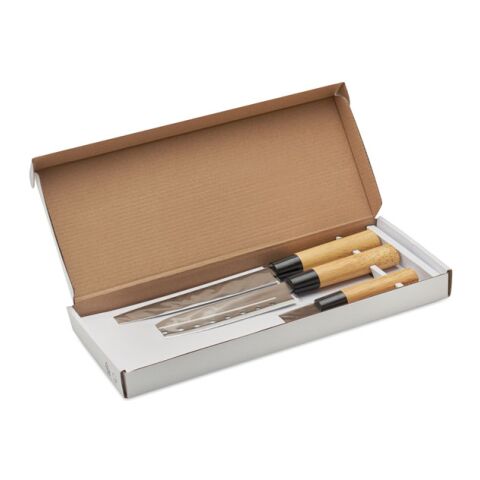 Set 3 couteaux style japonais multicolore | sans marquage | non disponible | non disponible | non disponible