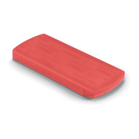 Boîte de 5 pansements rouge transparent | sans marquage | non disponible | non disponible | non disponible