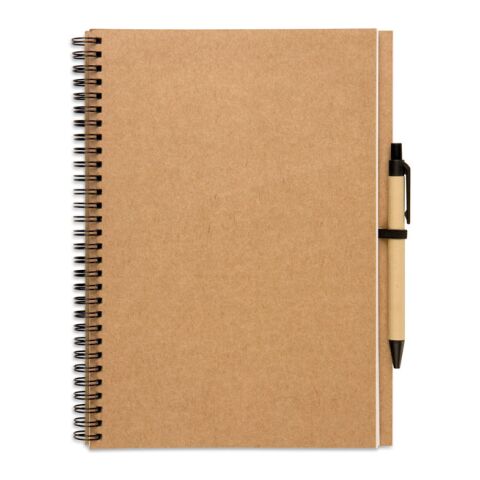 Carnet de note recyclé beige | sans marquage | non disponible | non disponible | non disponible
