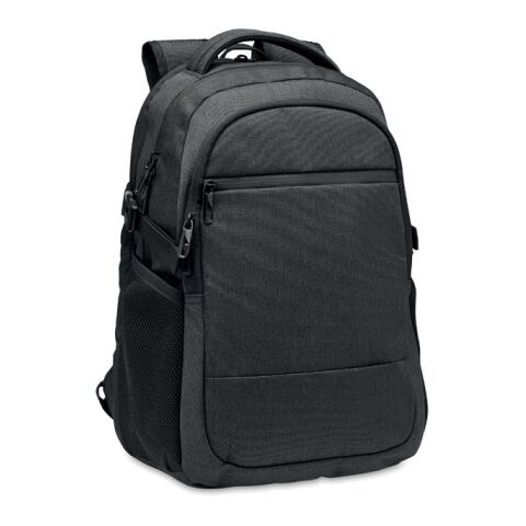 Sac à dos pour ordinateur 15&#039;&#039; RPET 600D noir | sans marquage | non disponible | non disponible | non disponible