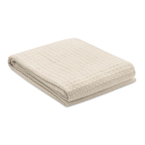 Couverture en coton 350 gr/m² beige | sans marquage | non disponible | non disponible | non disponible