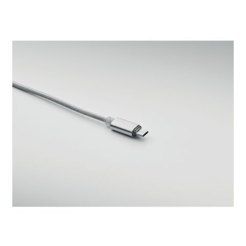 Câble de charge 2 en 1 long argent | sans marquage | non disponible | non disponible | non disponible