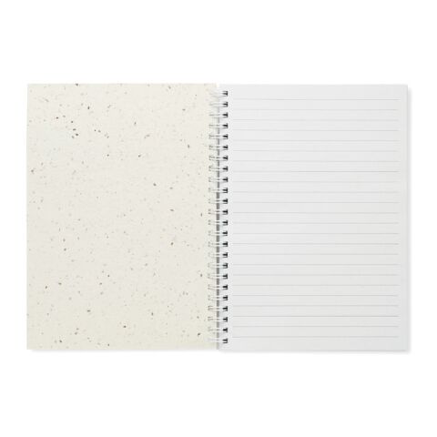 Carnet A5 couv. papier semence blanc | sans marquage | non disponible | non disponible