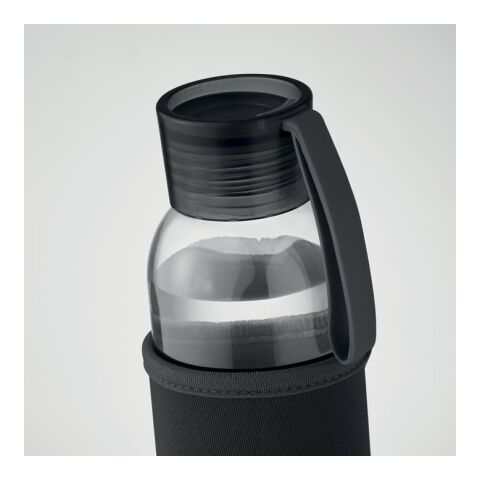 Bouteille verre recyclé 500 ml noir | sans marquage | non disponible | non disponible | non disponible