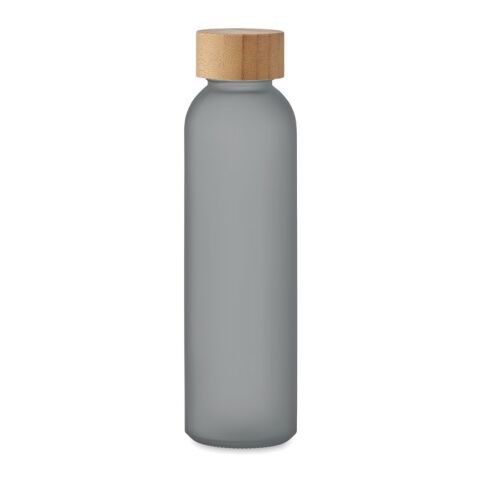Bouteille verre dépoli 500ml gris transparent | sans marquage | non disponible | non disponible | non disponible