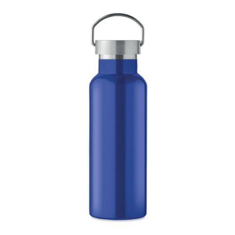 Bouteille isolant double paroi 500 ml avec poignée bleu