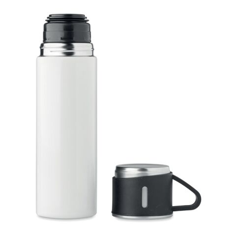 Bouteille double paroi 420 ml blanc | sans marquage | non disponible | non disponible | non disponible