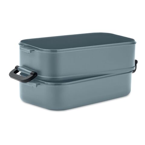 Boîte à lunch en PP recyclé petrole | sans marquage | non disponible | non disponible | non disponible