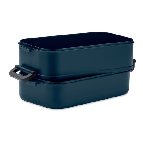 Boîte à lunch en PP recyclé Marine foncé | sans marquage | non disponible | non disponible | non disponible