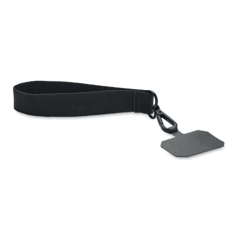 Sangle en polyester téléphone noir | sans marquage | non disponible | non disponible | non disponible