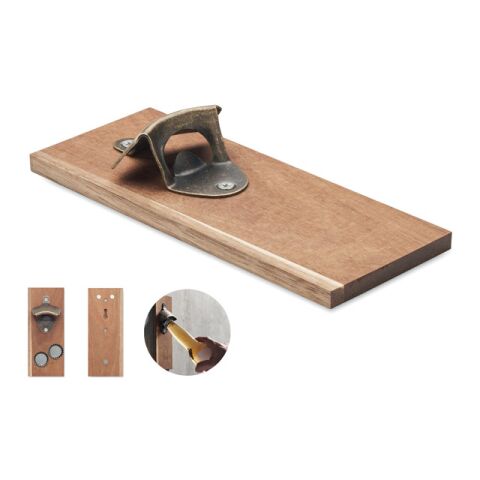 Décapsuleur mural bois | sans marquage | non disponible | non disponible