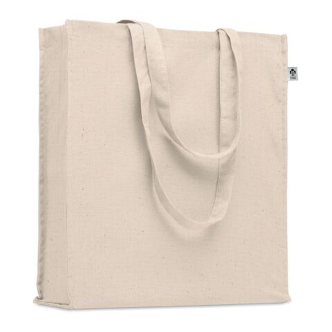 Sac shopping en coton bio couleur naturelle beige | sans marquage | non disponible | non disponible | non disponible