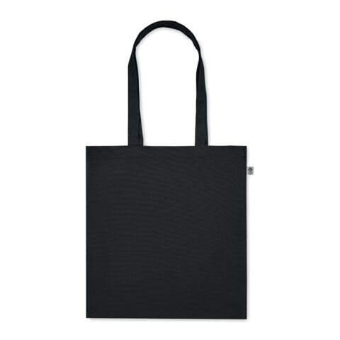 Sac shopping en coton bio noir | sans marquage | non disponible | non disponible | non disponible