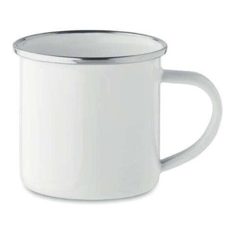 Mug en émail pour sublimation blanc | sans marquage | non disponible | non disponible | non disponible