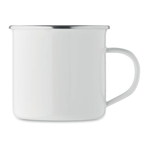 Mug en émail pour sublimation blanc | sans marquage | non disponible | non disponible | non disponible