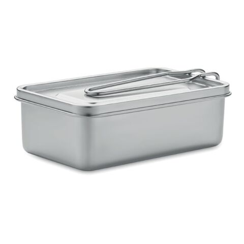 Lunchbox en acier inox argent | sans marquage | non disponible | non disponible | non disponible