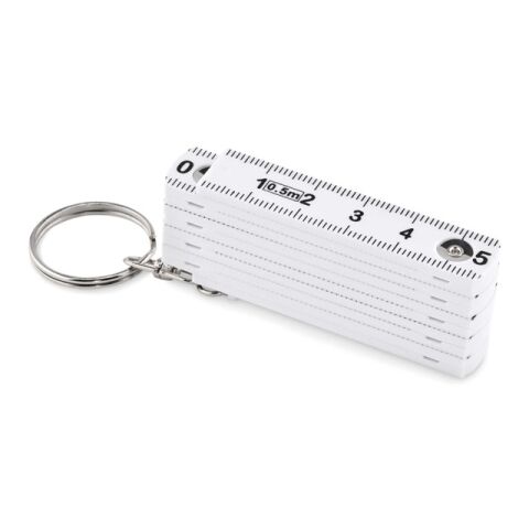 Porte-clés règle 50cm blanc | sans marquage | non disponible | non disponible