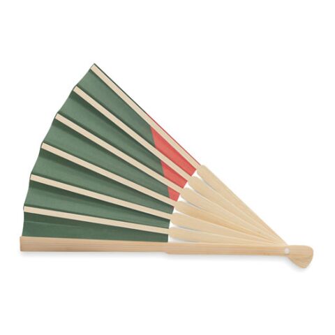 Eventail à motif de drapeau multicolore | sans marquage | non disponible | non disponible