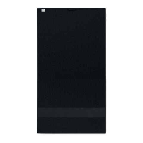 Serviette de bain 50x30cm noir | sans marquage | non disponible | non disponible | non disponible