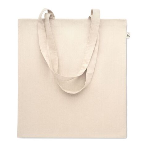 Sac shopping en coton recyclé beige | sans marquage | non disponible | non disponible | non disponible