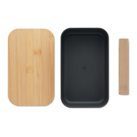 Boîte à lunch maïs PLA 1000ml noir | sans marquage | non disponible | non disponible | non disponible