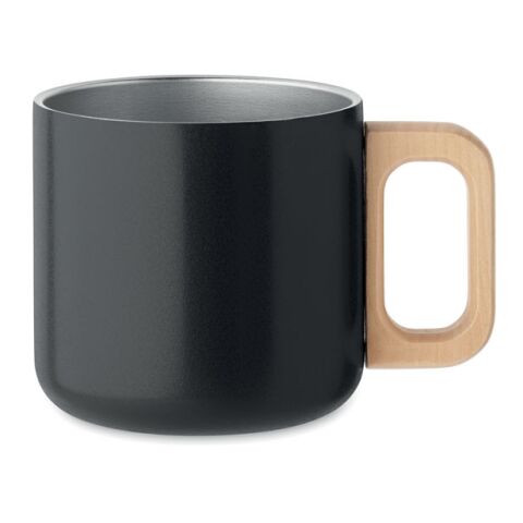 Mug double paroi 350 ml noir | sans marquage | non disponible | non disponible | non disponible