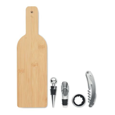 Set de vin forme de bouteille bois | sans marquage | non disponible | non disponible