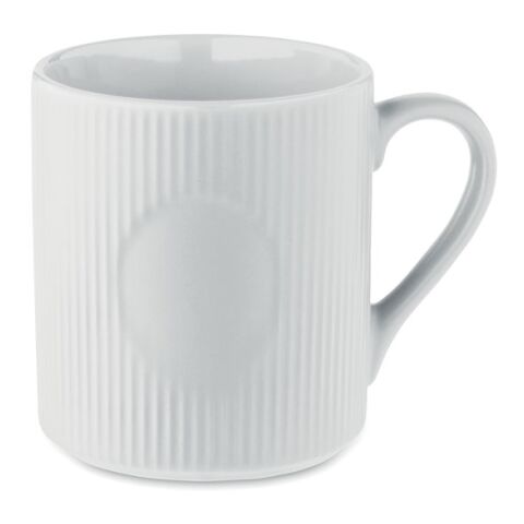 Tasse céramique striée 340 ml blanc | sans marquage | non disponible | non disponible