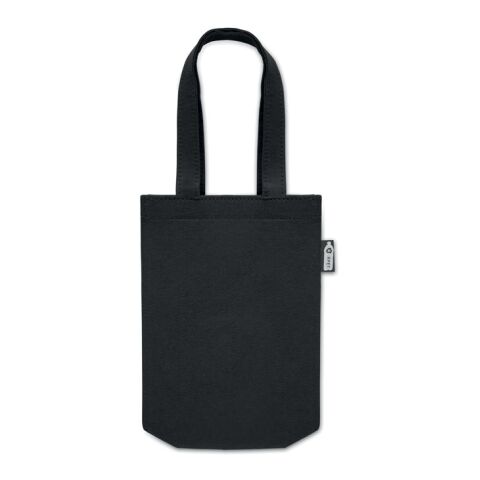 Petit sac cadeau feutre RPET noir | sans marquage | non disponible | non disponible | non disponible