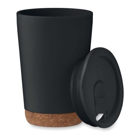 Gobelet double paroi 300 ml noir | sans marquage | non disponible | non disponible