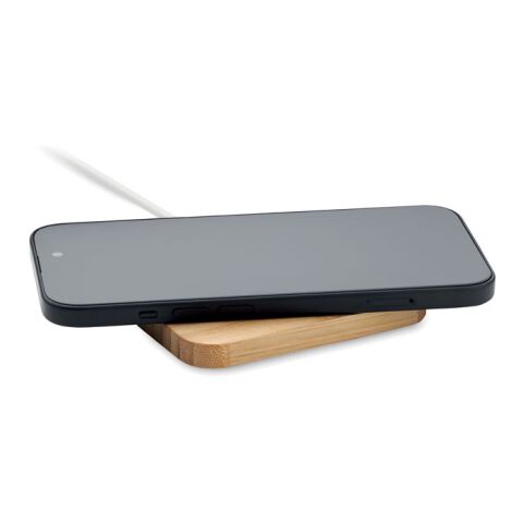 Chargeur sans fil 15W bambou bois | sans marquage | non disponible | non disponible | non disponible