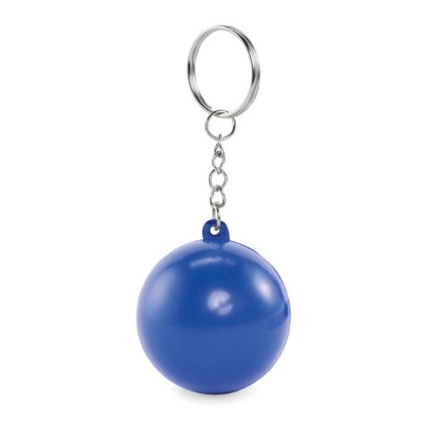 Porte-clés boule en PU bleu | sans marquage | non disponible | non disponible