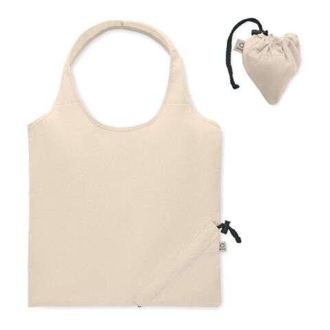 Shopping bag pliable 140 gr/m² beige | sans marquage | non disponible | non disponible | non disponible