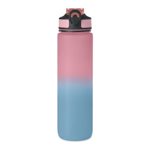 Bouteille de sport RPET 1L rose | sans marquage | non disponible | non disponible | non disponible