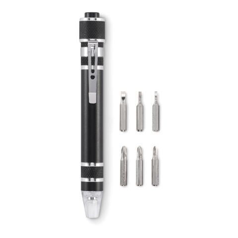 Stylo multi-outils recyclé noir | sans marquage | non disponible | non disponible