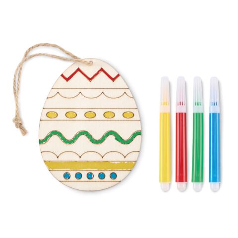 Set de peinture sur œuf en bois bois | sans marquage | non disponible | non disponible | non disponible