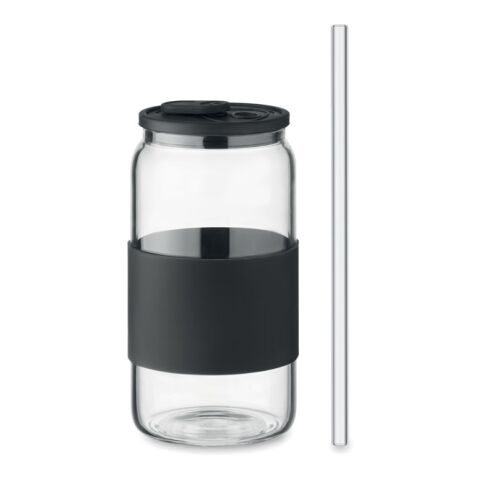 Gobelet en verre 550ml noir | sans marquage | non disponible | non disponible