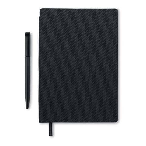 Cahier A5 en PU avec stylo noir | sans marquage | non disponible | non disponible | non disponible