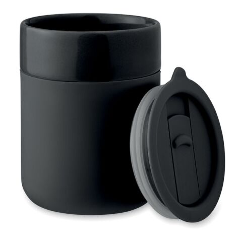 Gobelet en céramique 330 ml noir | sans marquage | non disponible | non disponible